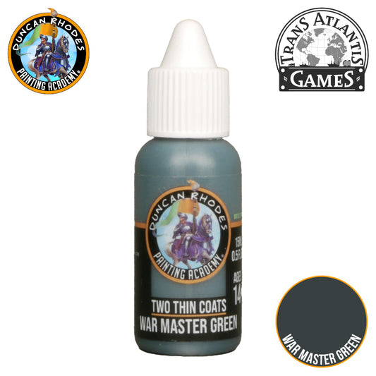 #10133 War Master Green - Two Thin Coats 15ml