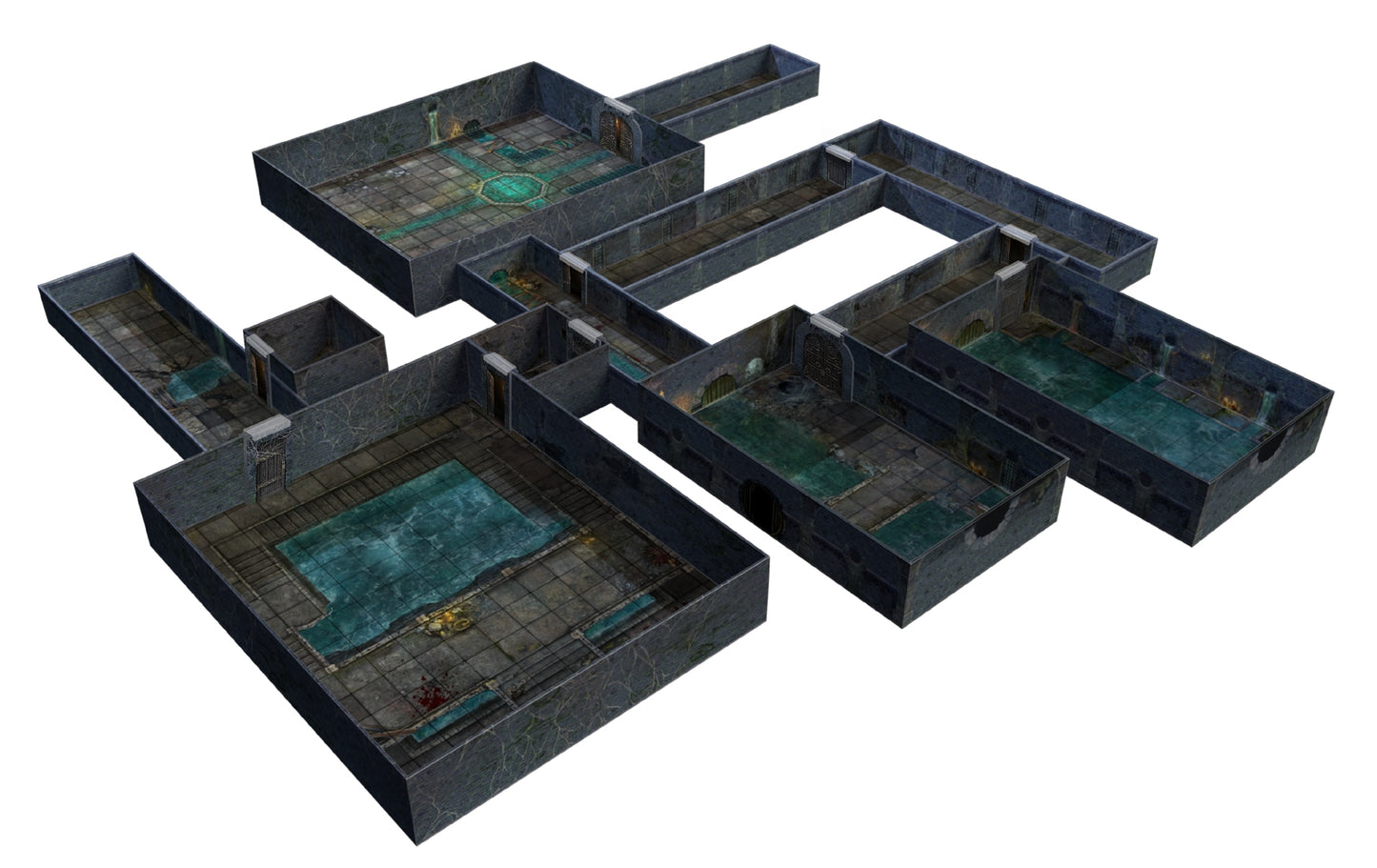 Gale Force Nine Tenfold Dungeon: Dungeons & Sewers